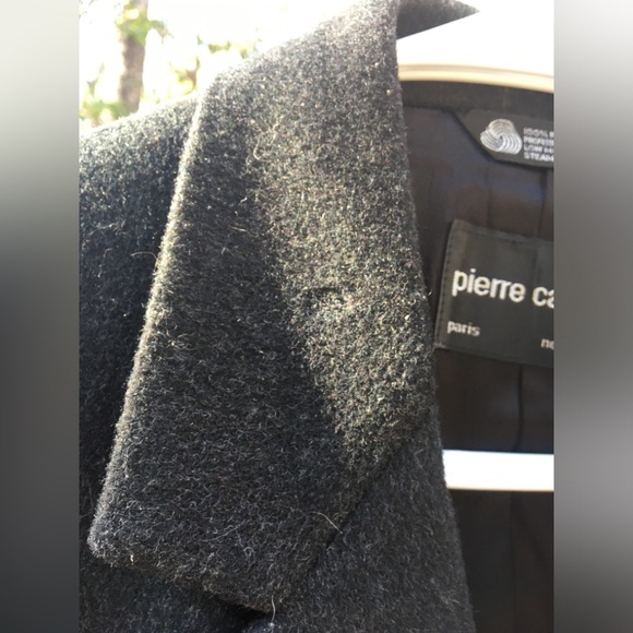 PIERRE CARDIN 100% Wool Double-Breasted Long Winter Mens Coat - Picture 15 of 16